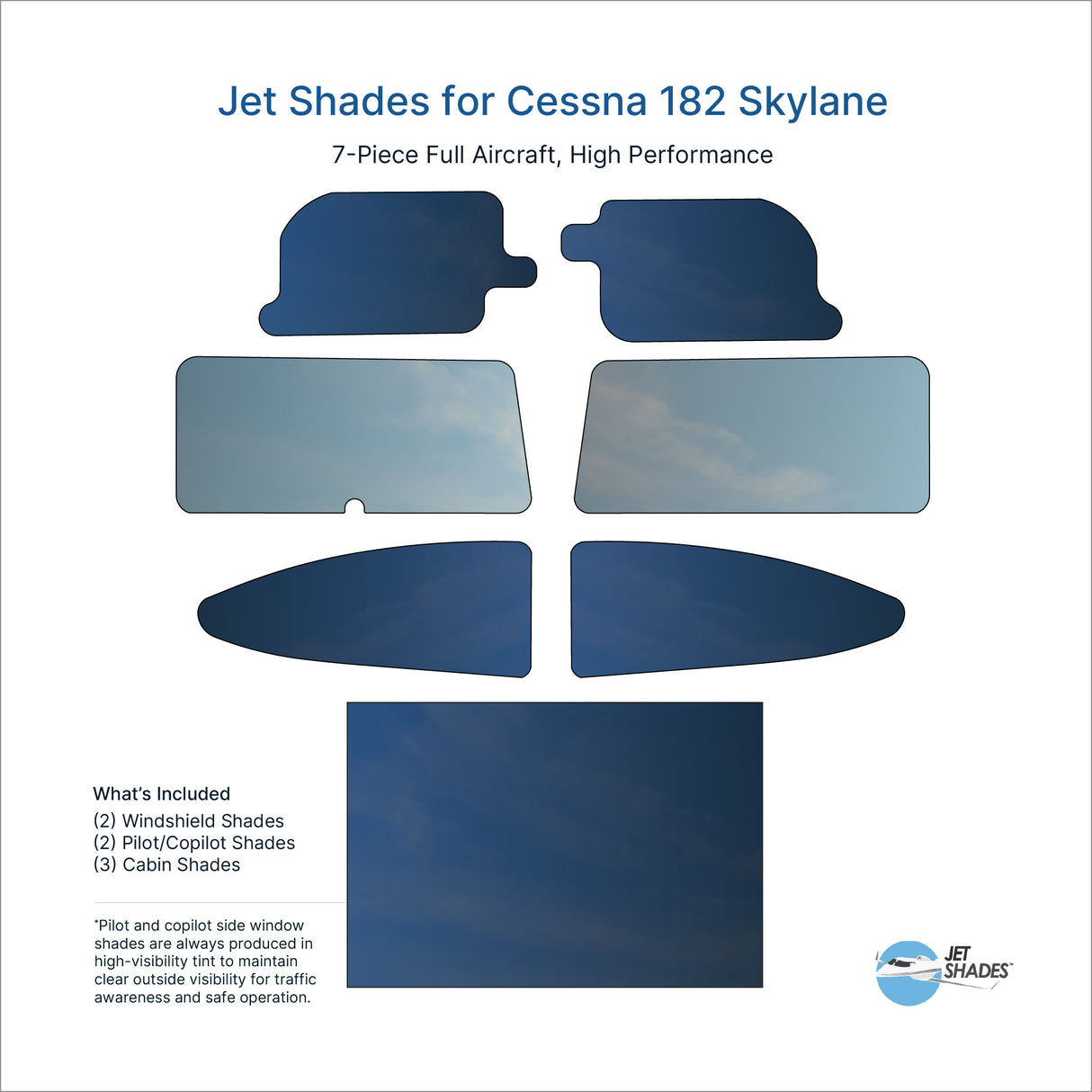 Jet Shades for Cessna 182 Skylane