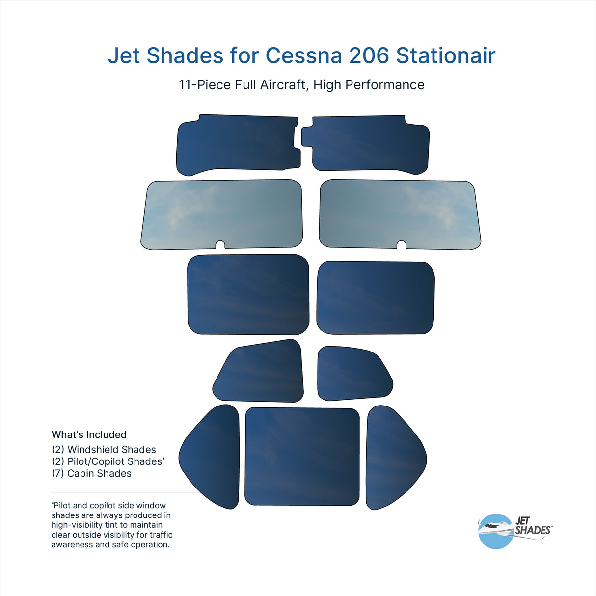 Jet Shades for Cessna 206 Stationair