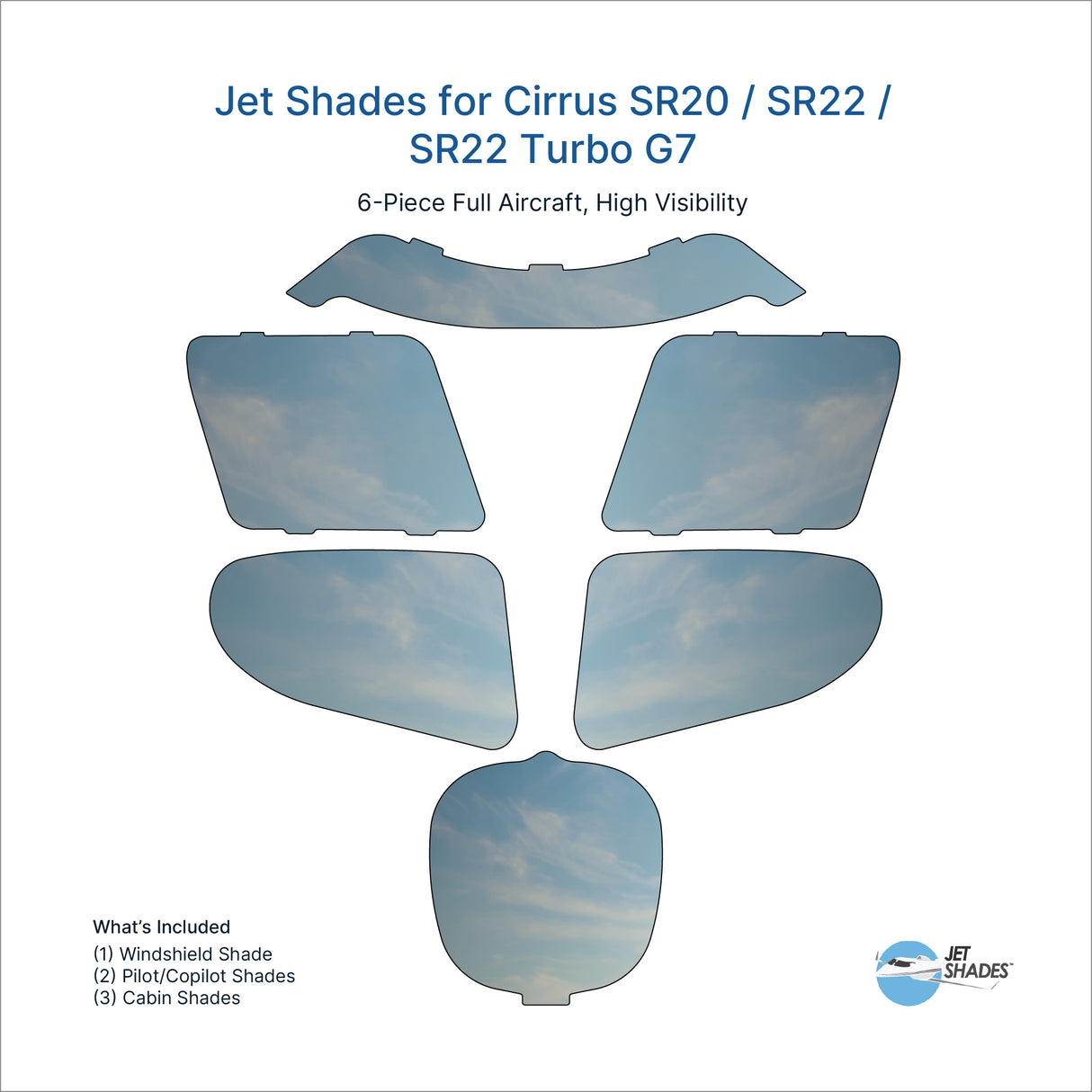 Jet Shades for Cirrus SR20 / SR22 / SR22 Turbo G7