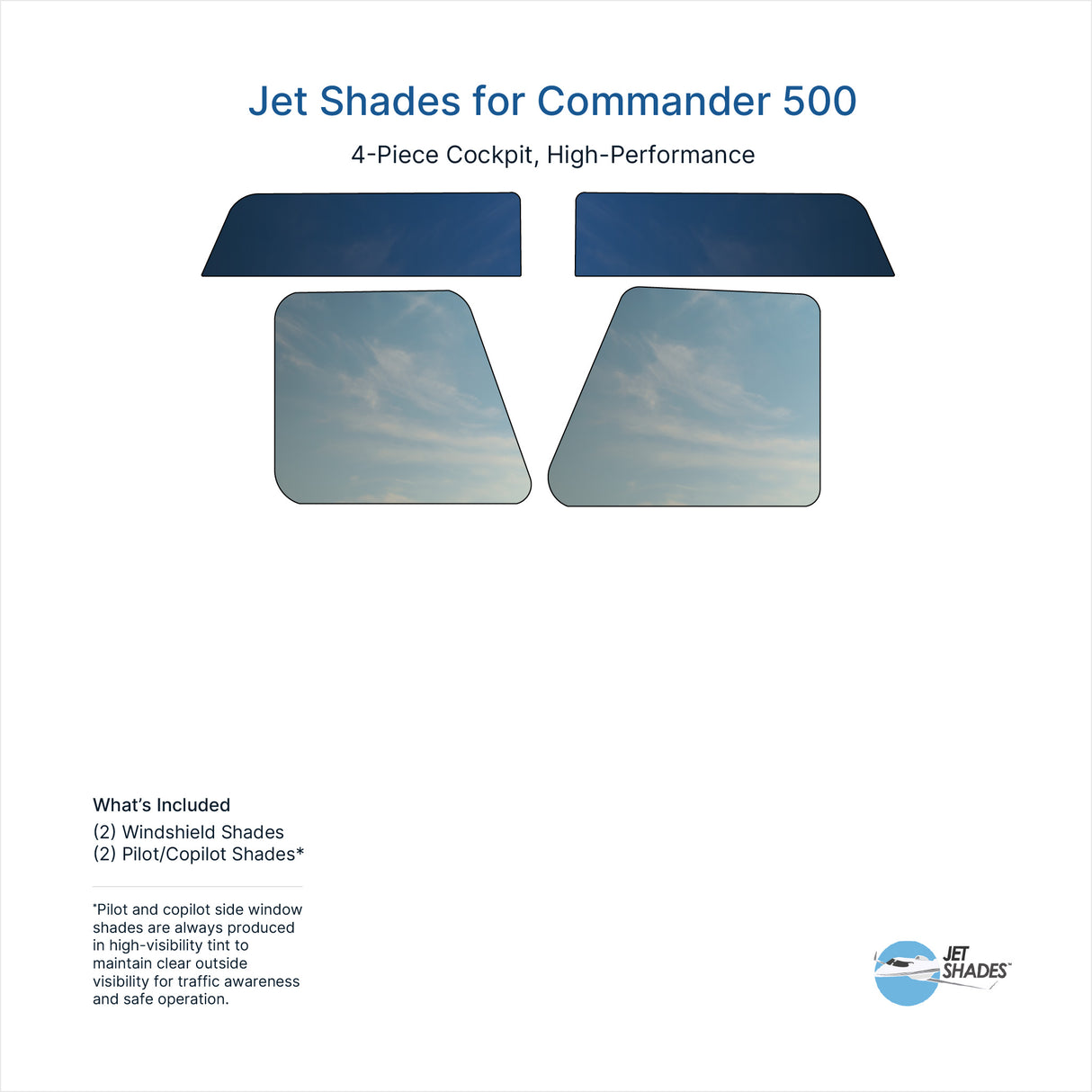 Jet Shades for Commander 500