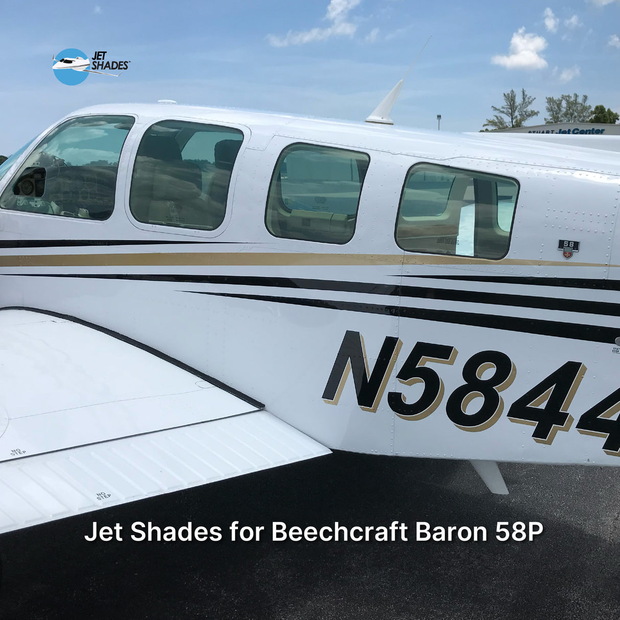 Jet Shades for Beechcraft Baron 58P