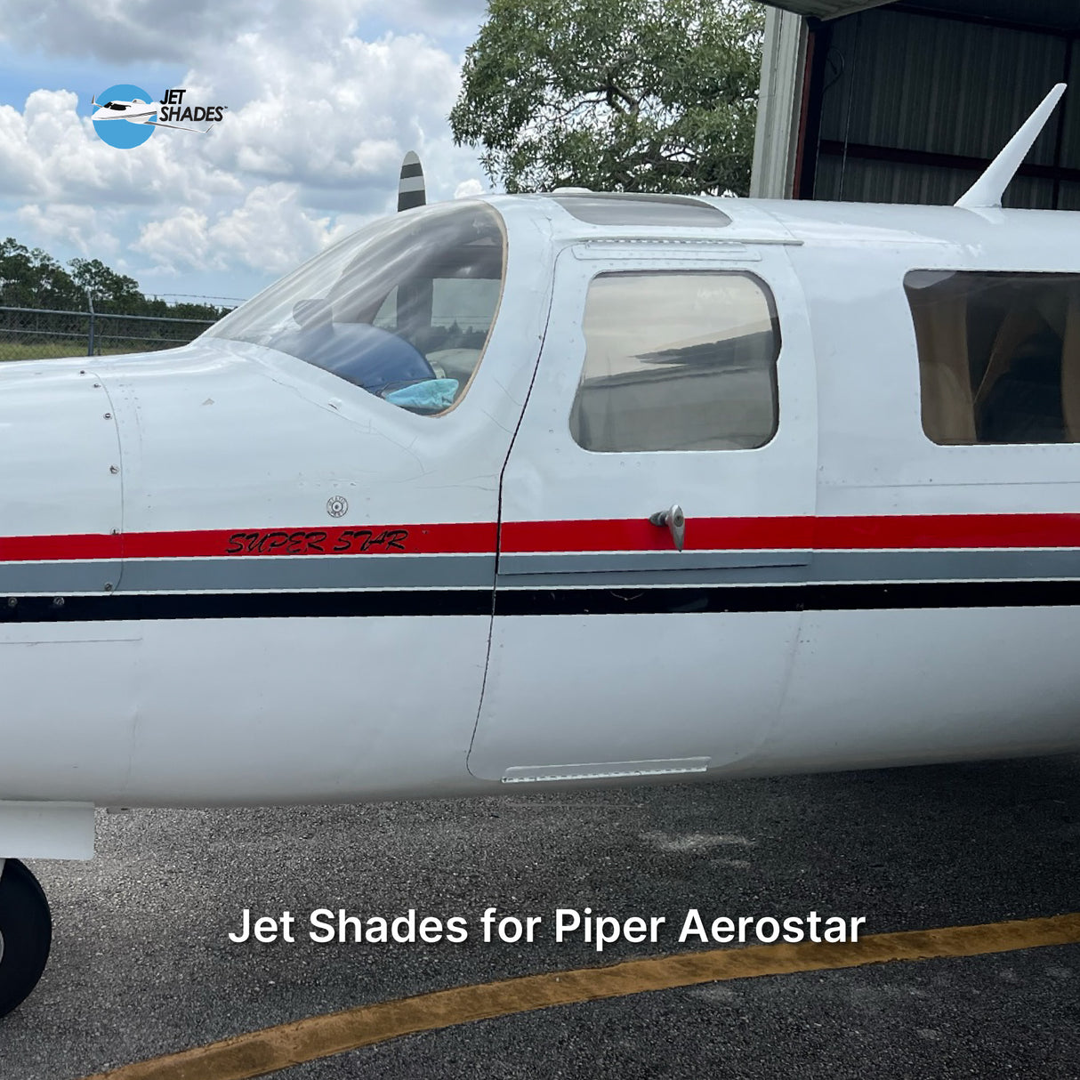 Jet Shades for Piper Aerostar