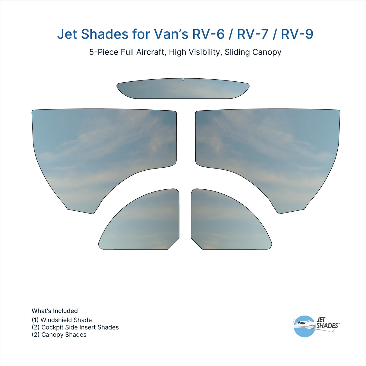 Jet Shades for Van's RV-6 / RV-7 / RV-9