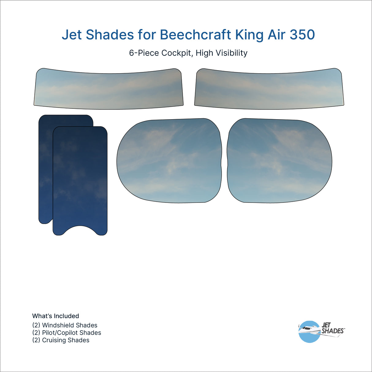 Jet Shades for Beechcraft King Air 350