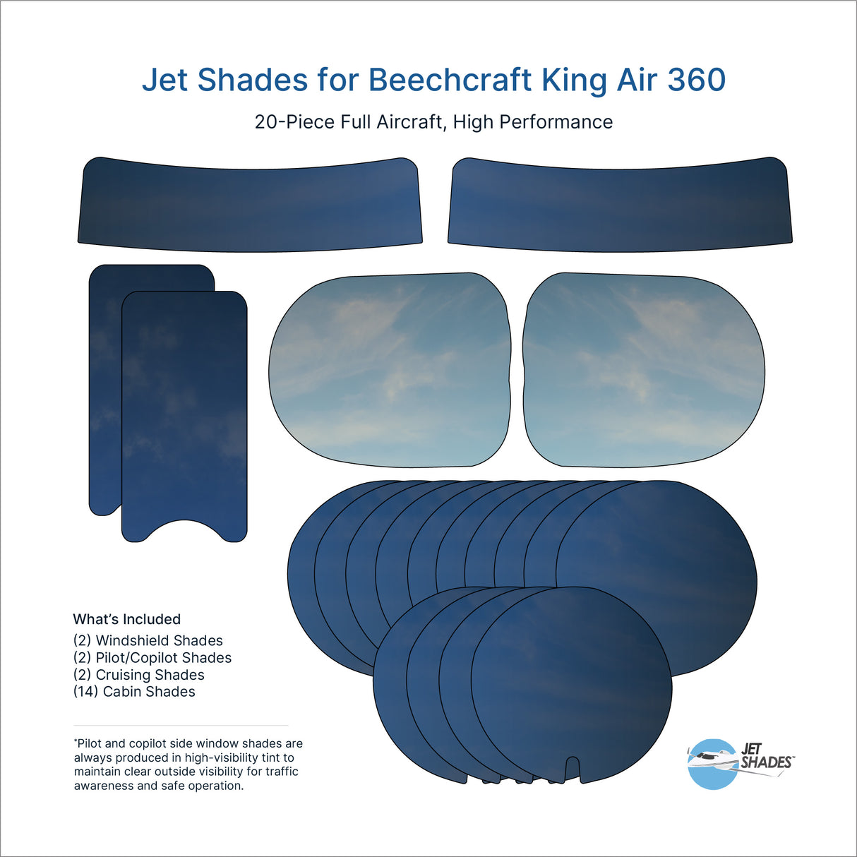 Jet Shades for Beechcraft King Air 360