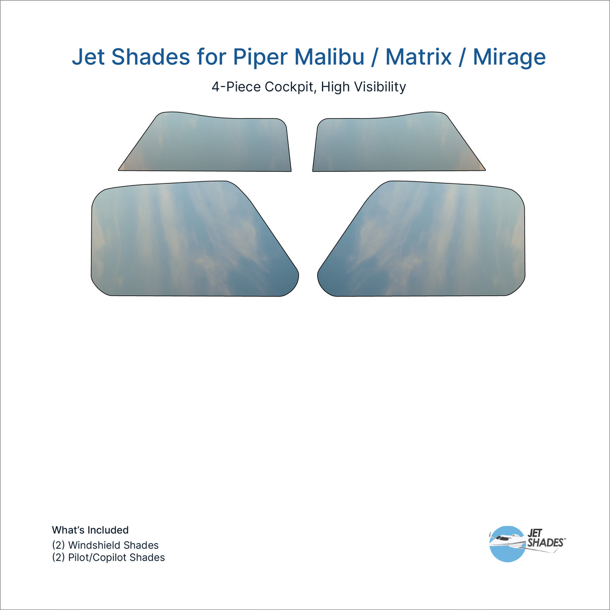 Jet Shades for Piper Malibu / Matrix / Mirage