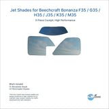 Jet Shades for Beechcraft Bonanza F35 / G35 / H35 / J35 / K35 / M35