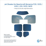 Jet Shades for Beechcraft Bonanza F35 / G35 / H35 / J35 / K35 / M35