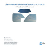 Jet Shades for Beechcraft Bonanza N35 / P35