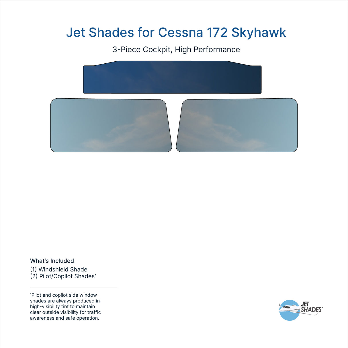 Jet Shades for Cessna 172 Skyhawk
