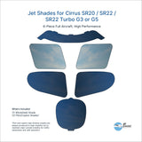 Jet Shades for Cirrus SR20 / SR22 / SR22 Turbo G3 or G5