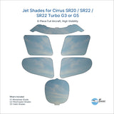 Jet Shades for Cirrus SR20 / SR22 / SR22 Turbo G3 or G5