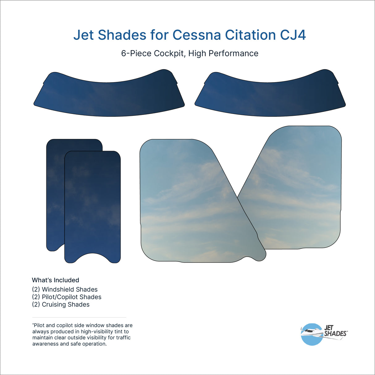 Jet Shades for Cessna Citation CJ4