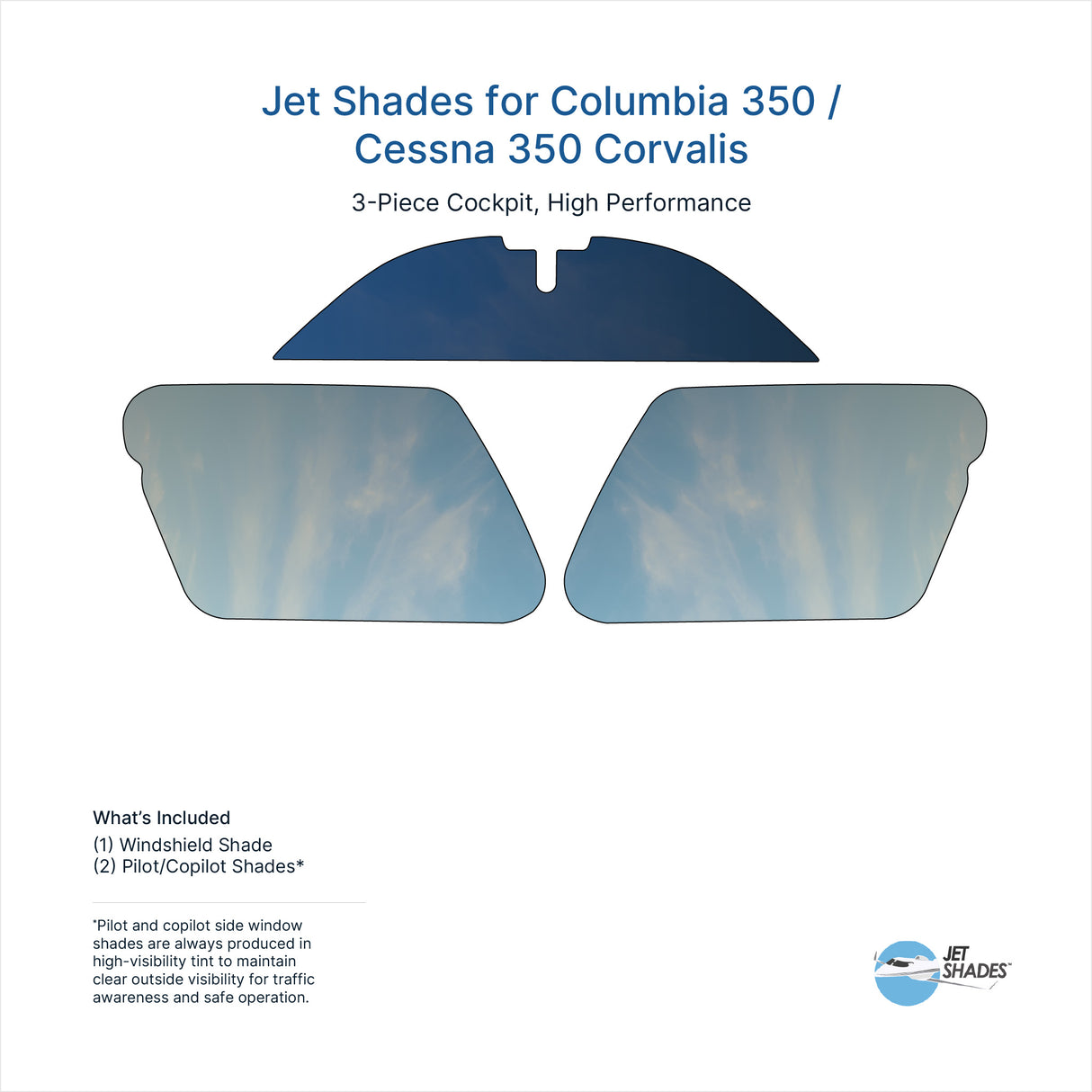Jet Shades for Columbia 350 / Cessna 350 Corvalis