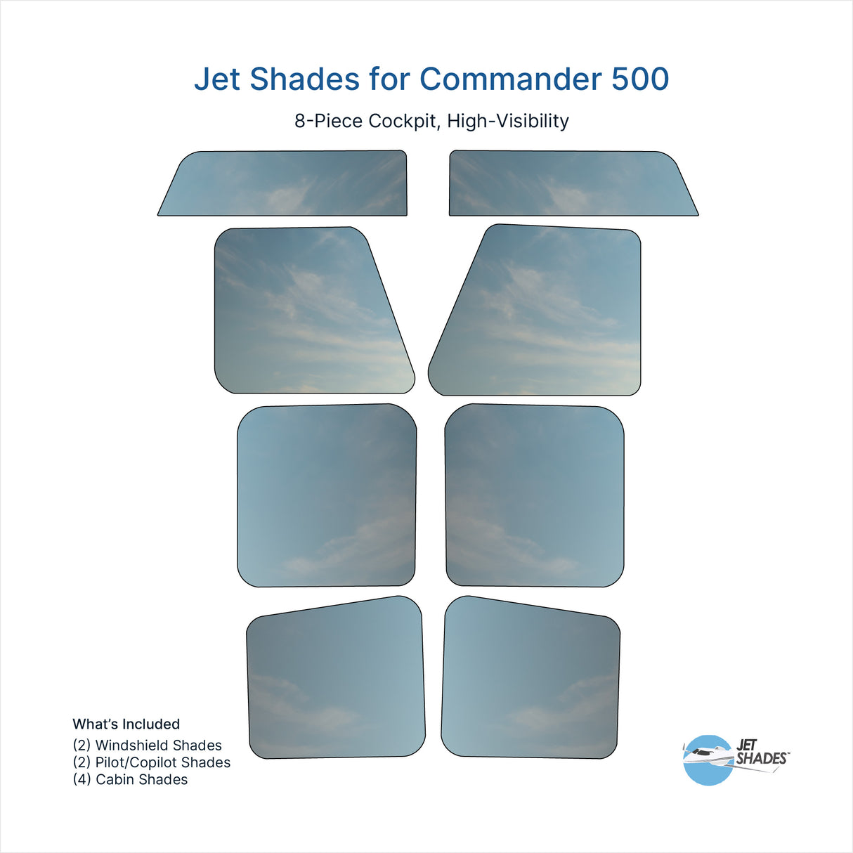 Jet Shades for Commander 500