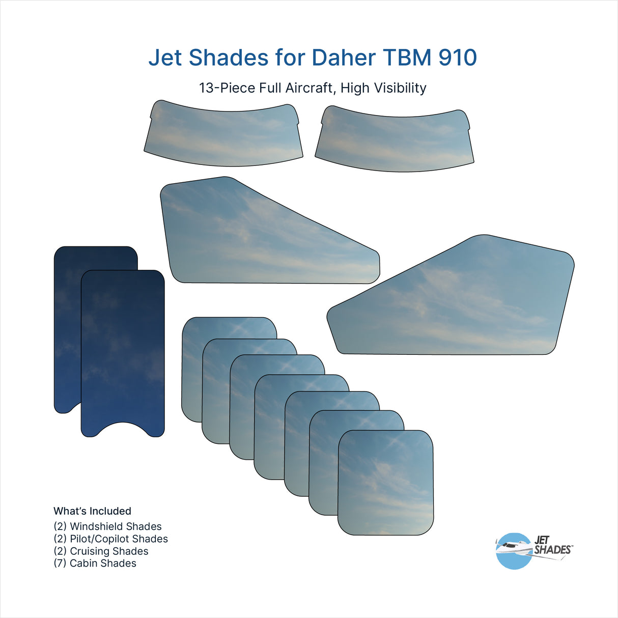 Jet Shades for Daher TBM 910