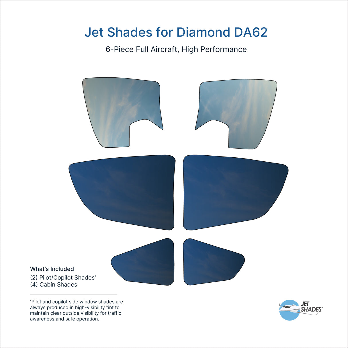 Jet Shades for Diamond DA62
