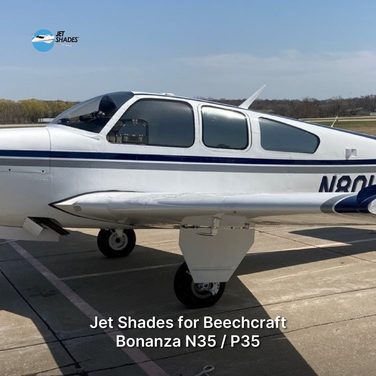 Jet Shades for Beechcraft Bonanza N35 / P35