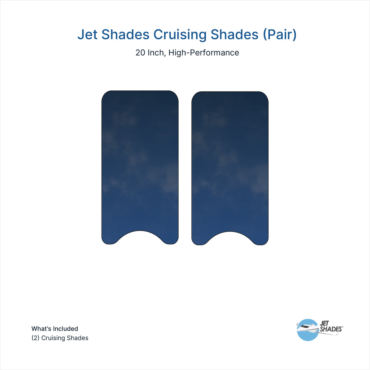 Jet Shades Cruising Shades (Pair)