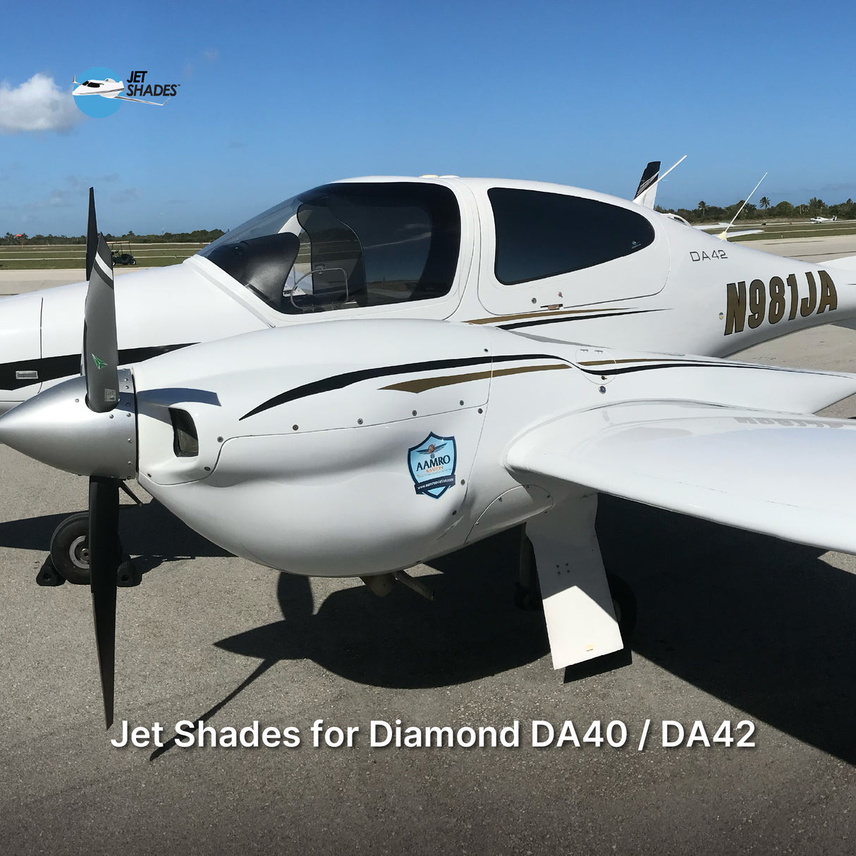 Jet Shades for Diamond DA40 / DA42