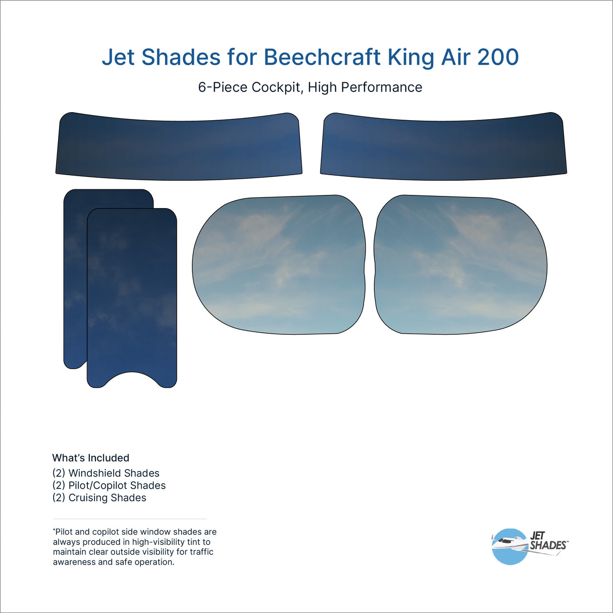 Jet Shades for Beechcraft King Air 200