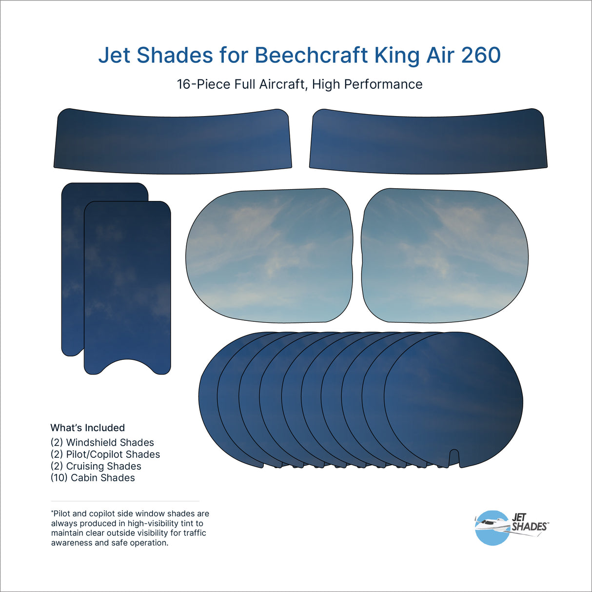 Jet Shades for Beechcraft King Air 260