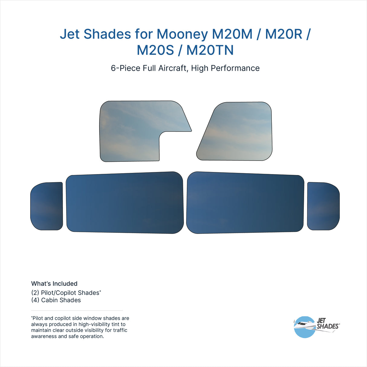 Jet Shades for Mooney M20M / M20R / M20S / M20TN