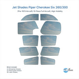 Jet Shades for Piper Cherokee Six 260 / 300 (Pre-1974 Aircraft)