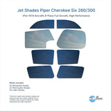 Jet Shades for Piper Cherokee Six 260 / 300 (Pre-1974 Aircraft)
